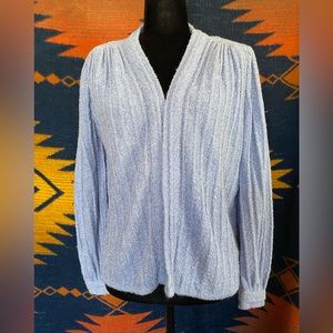 VTG 60’s ROC Spring Cardigan Sweater! Pale Purple. Size Medium.